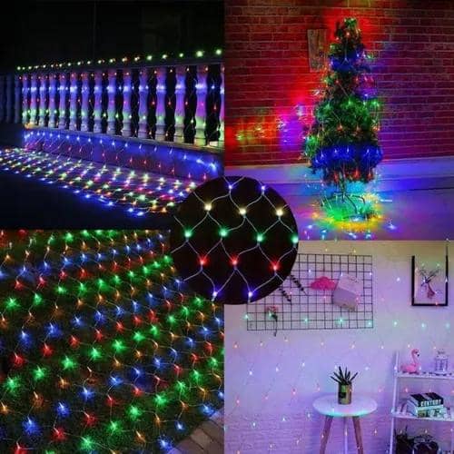 Cortina de luces RED multicolor 3x1.5mts